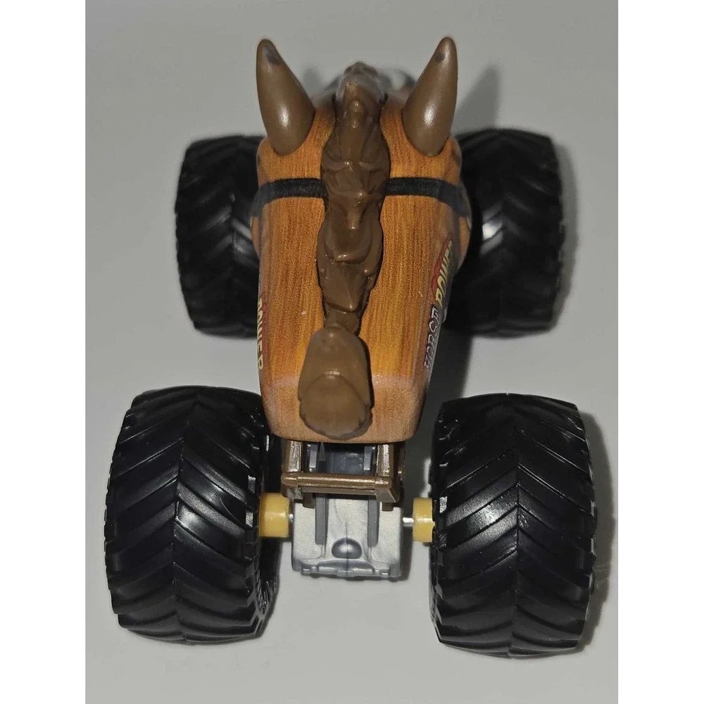 Monster Jam Horse Power Diecast Monster Truck 1:64 Spin Master Brown